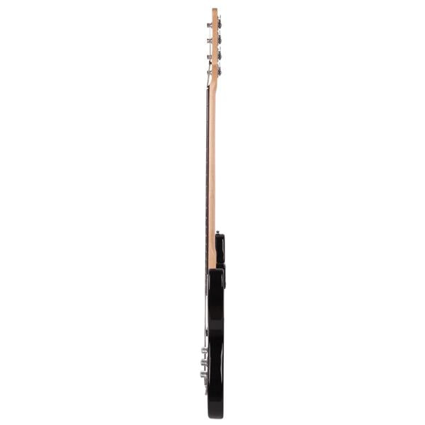 Glarry GJazz Bass With Bass Amplifier - Black
