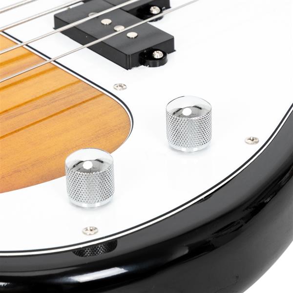Glarry Fretless Electric Bass - Sunburst