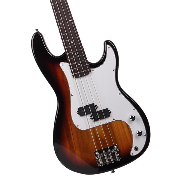 Glarry GP Electric Bass Guitar With Accessories - Sunburst