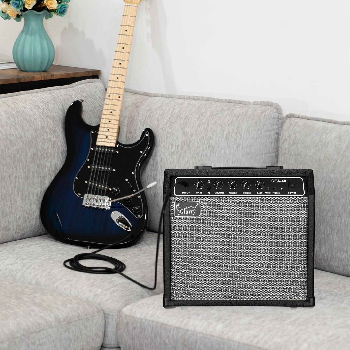 Glarry 40W GEA-40 Electric Guitar Amplifier Black