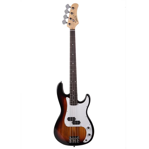 Glarry GP Electric Bass Guitar With Accessories - Sunburst